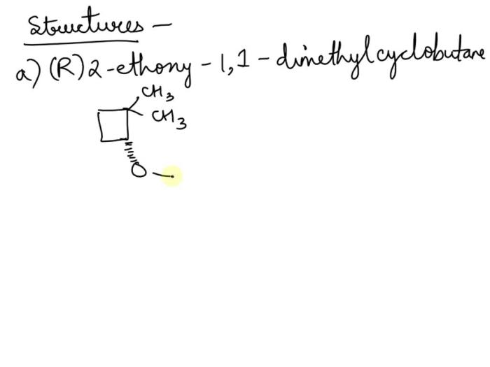 R 2 ethoxy 1 1 dimethylcyclobutane